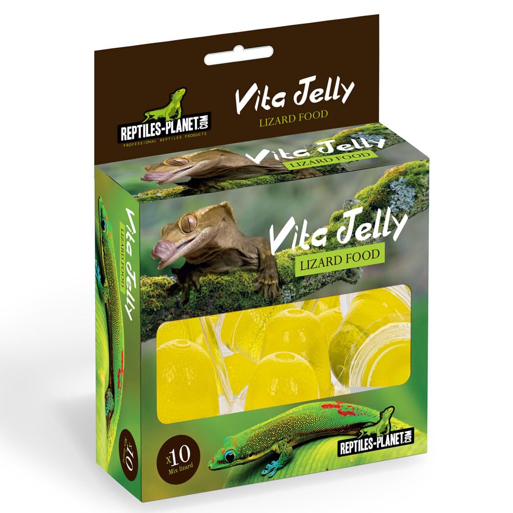Reptiles Planet - Vita Jelly Banane pour Lézard - 10 pcs