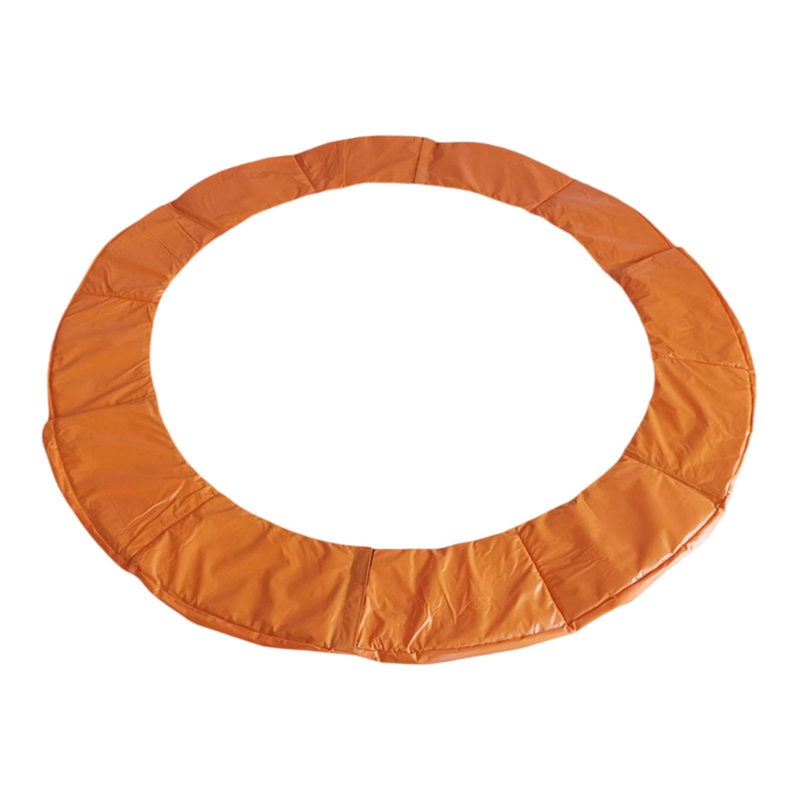 Fancyes Trampoline Pad, Trampoline Spring Cover, Waterproof Universal Edge Protection Round Frame Pad (Orange), 6FT