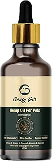 Goofy Tails Hemp Seed Oil for Dogs and Cats 100 ml, Cold Pressed Hemp Oil for Dogs and Cats, Anti Inflammatory Omega Rich ...