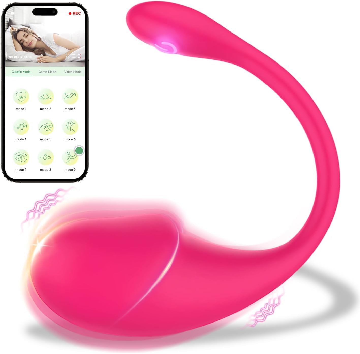 Vibromasseurs Feminin Clitoridien Oeuf Vibrant Femme à Distance Sex Toys