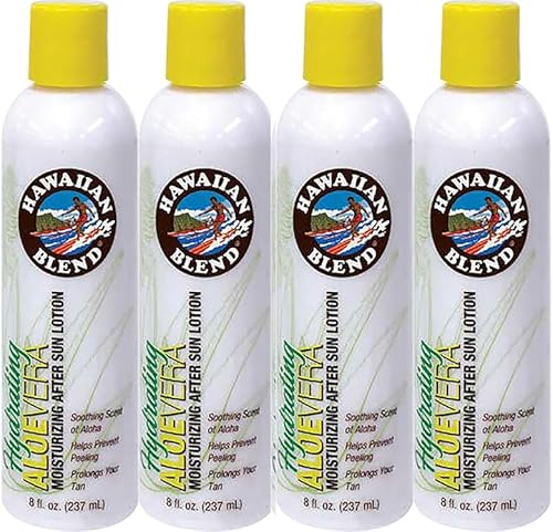 The Islander Group Hawaiian Blend Aloe After Sun Lotion 8 ounce each 4 Pack
