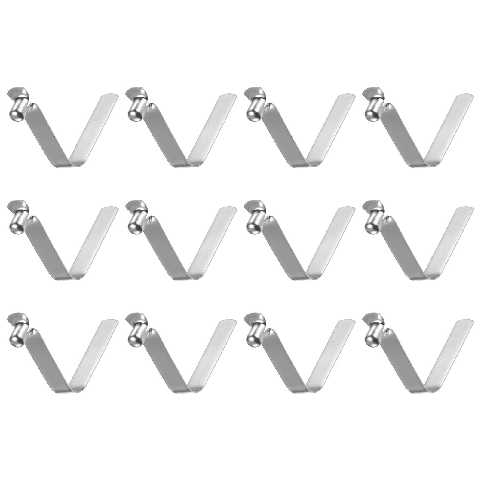 15 Clips De Resorte Para Kayak, 34mm X 4.8mm, Acero 65Mn, Bloqueo Rápido Para Tubos Telescópicos