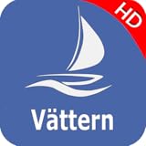 vätternrundfahrt 2019 Compass Vättern sjö - Sverige Offline GPS Nautisk Karta