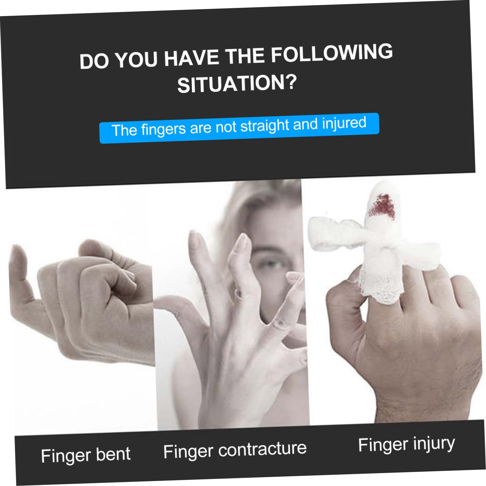 FOMIYES 5Sets Support Splint Brace for Relief Mallet Joint Stabilizer for Optimal Comfort and Support