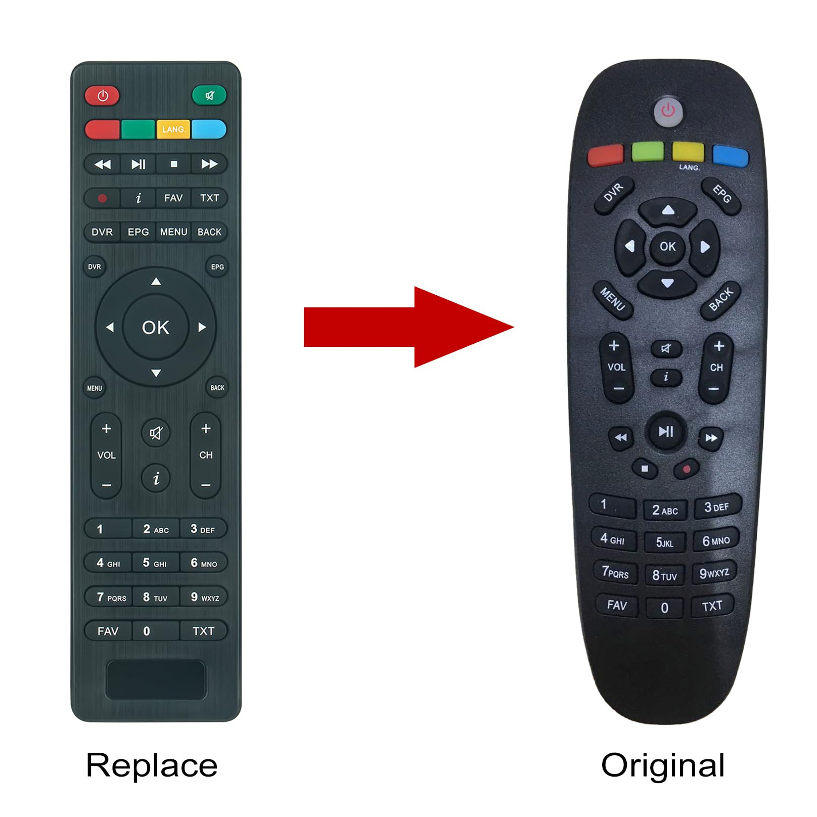 ALLIMITY Télécommande Compatible avec KAON Total TV