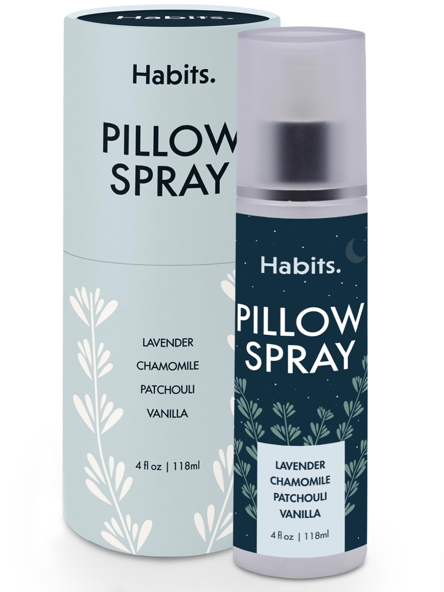 Habits. Habits Pillow Spray - Lavender Sleep Spray for Pillows - Bedtime Pillow Mist to Promote Deep Sleep & Better Sleep Habits - Linen Spray Pillow Mist for Bedding to Help with Sleeping, 4 Ounce