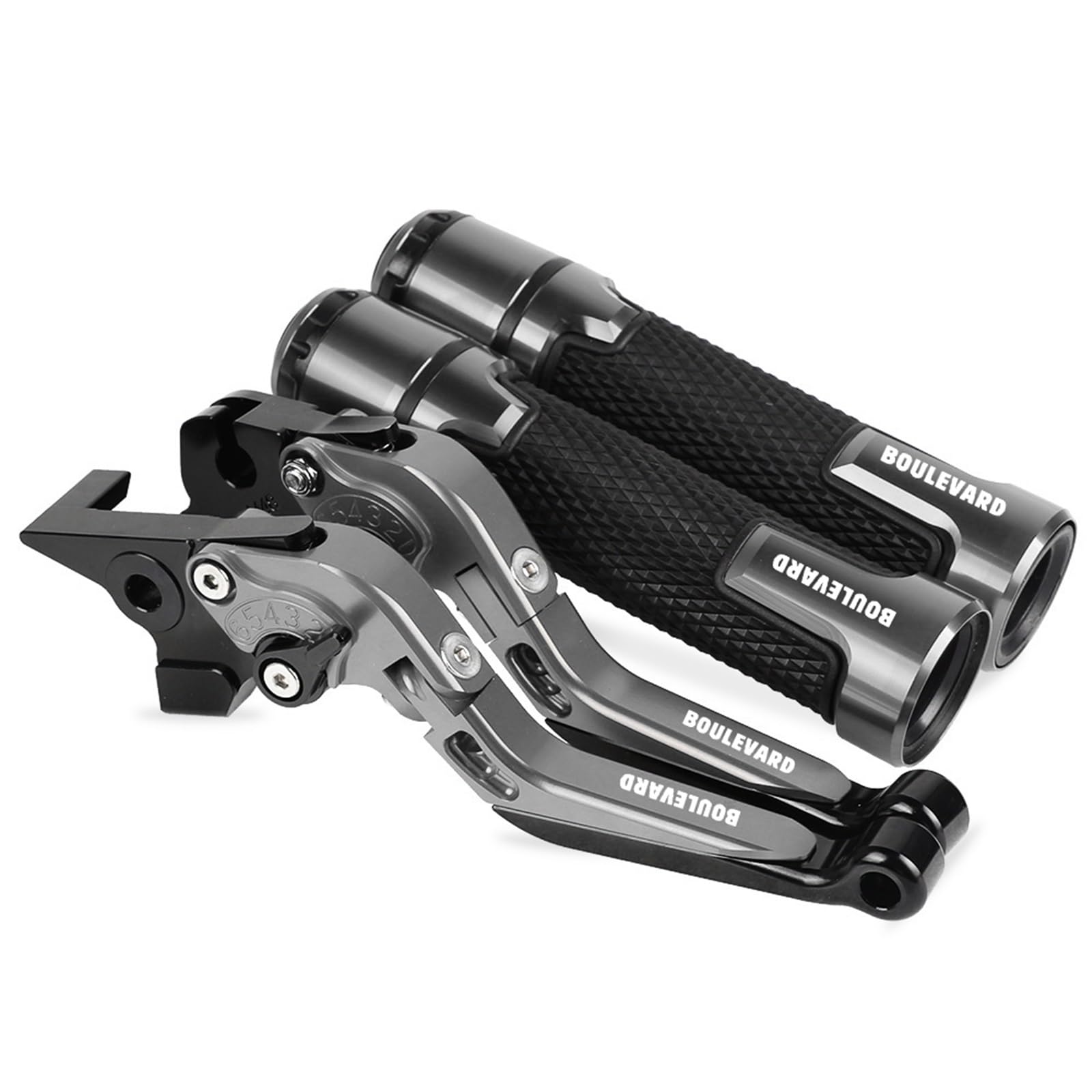 Leviers d'embrayage de frein extensibles en aluminium anodisé couleur 13