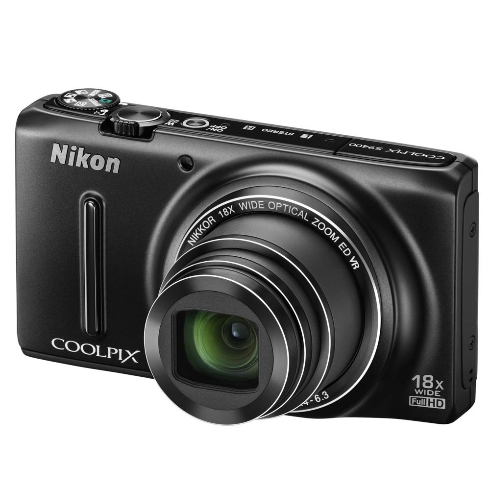 Buy Nikon Coolpix S9400 Point-and-Shoot Digital Camera (Black