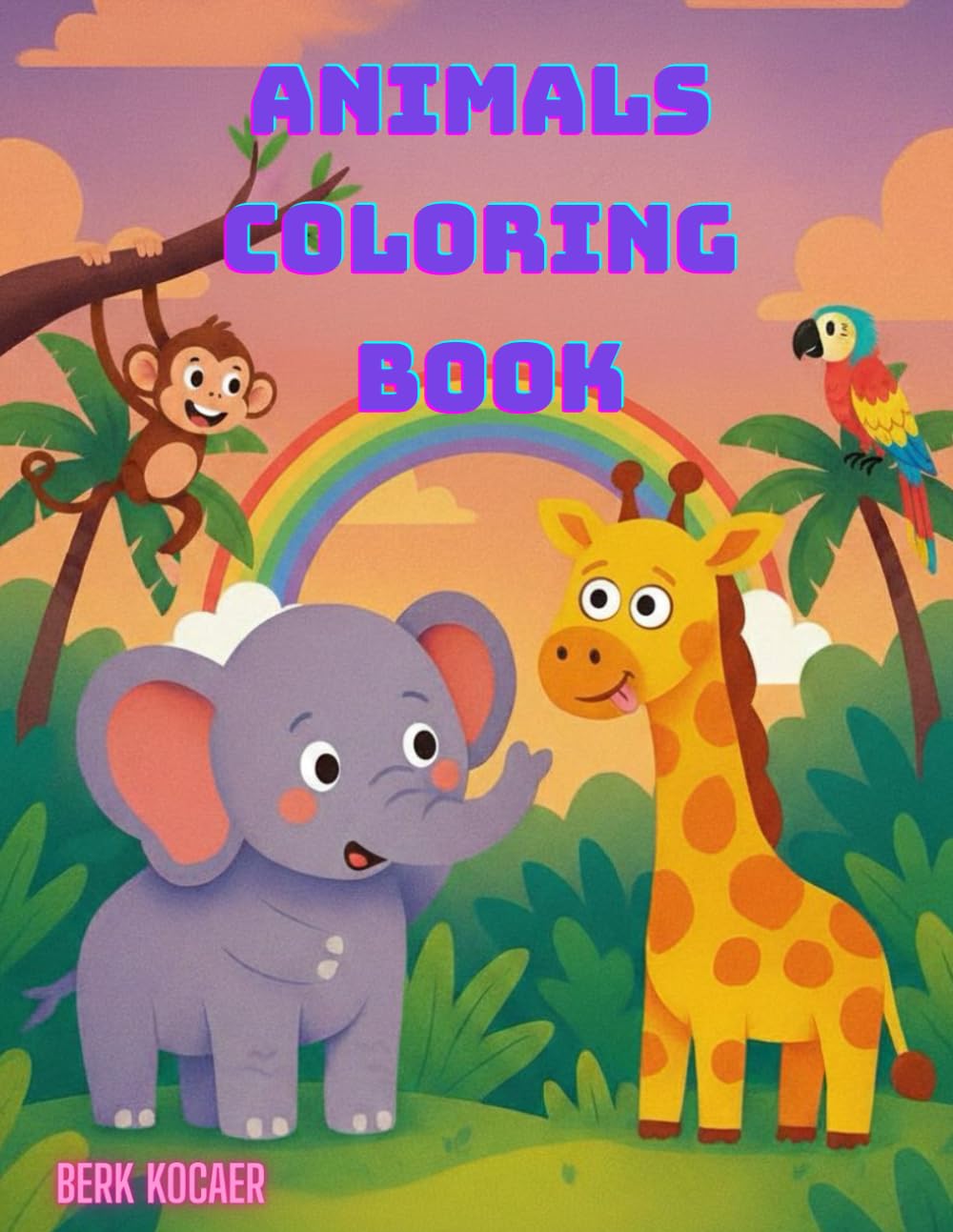 Animals Coloring Book: Simple Coloring Book
