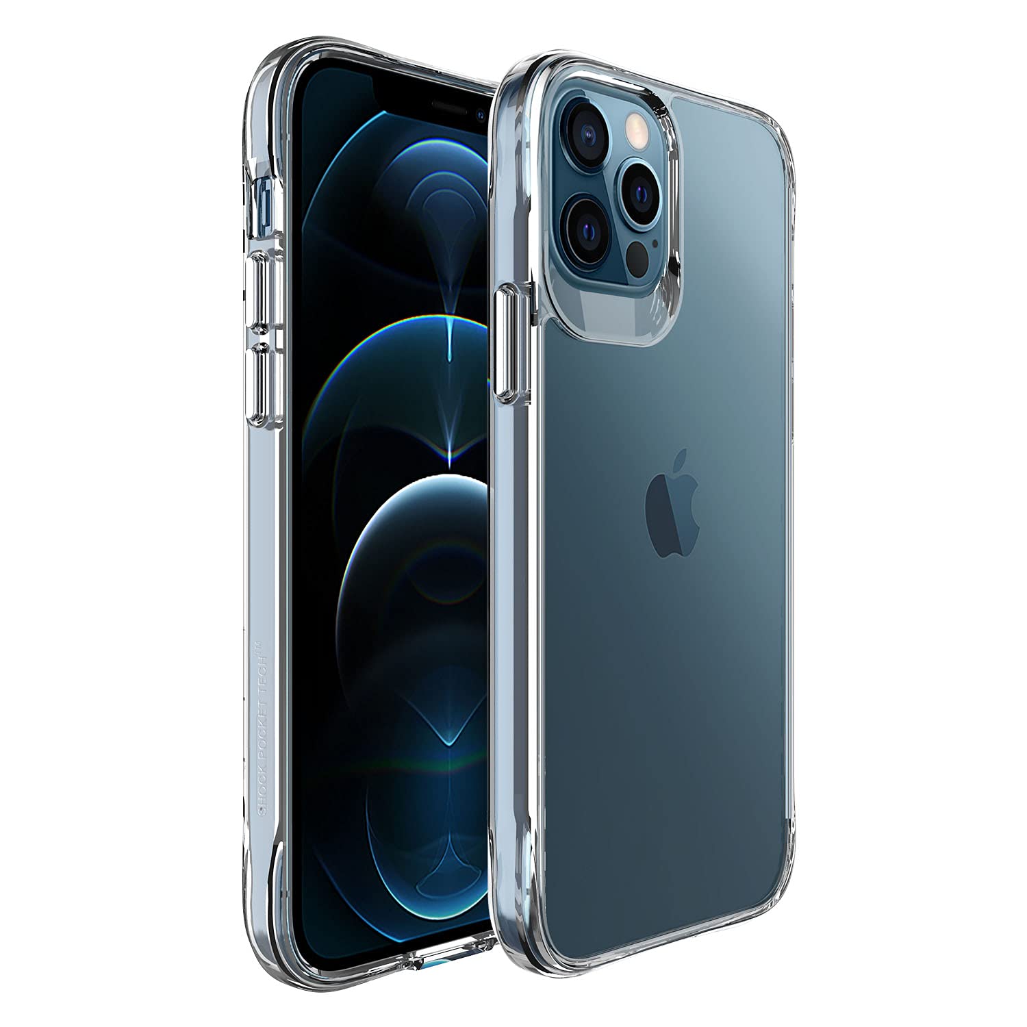 Pur Clear Case Compatible with iPhone 12 Pro Max Case [Not Yellowing] [Military Grade Drop d] Shockproof Protective Phone Case Slim Thin Cover