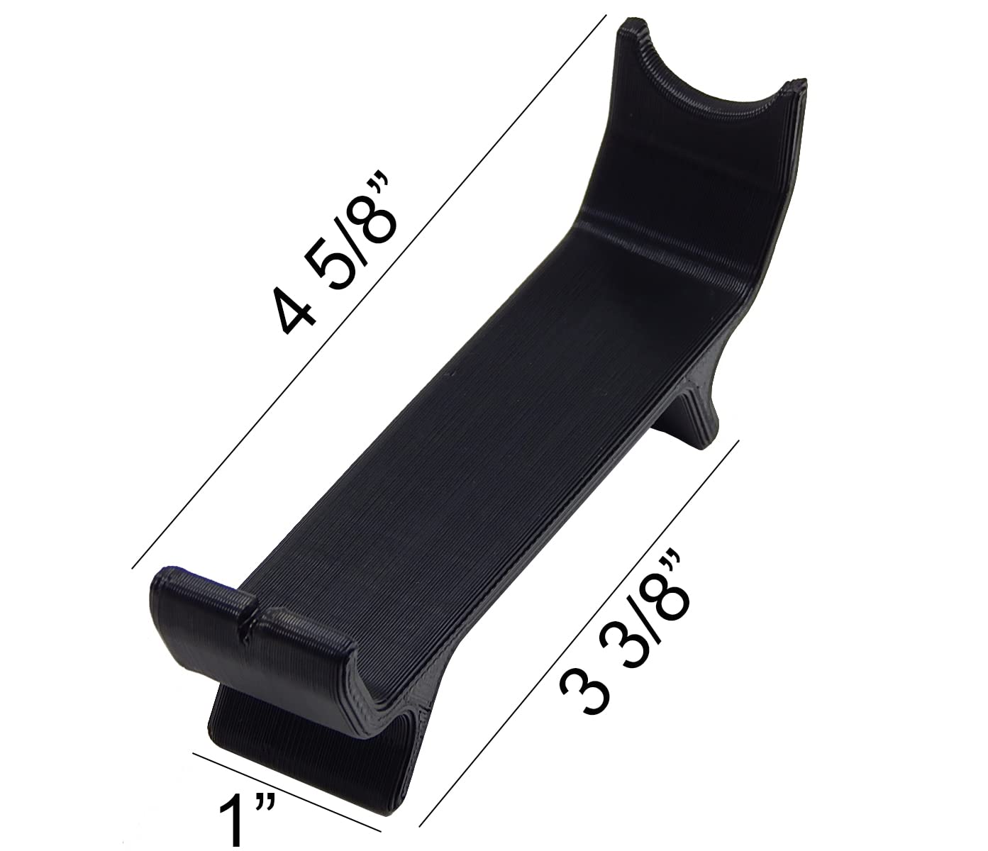Black Knife Display Stand Rack Holder Organizer For 1 Single Medium To Large Folding Pocket Or Fixed Blade Knives - Holds One Blade