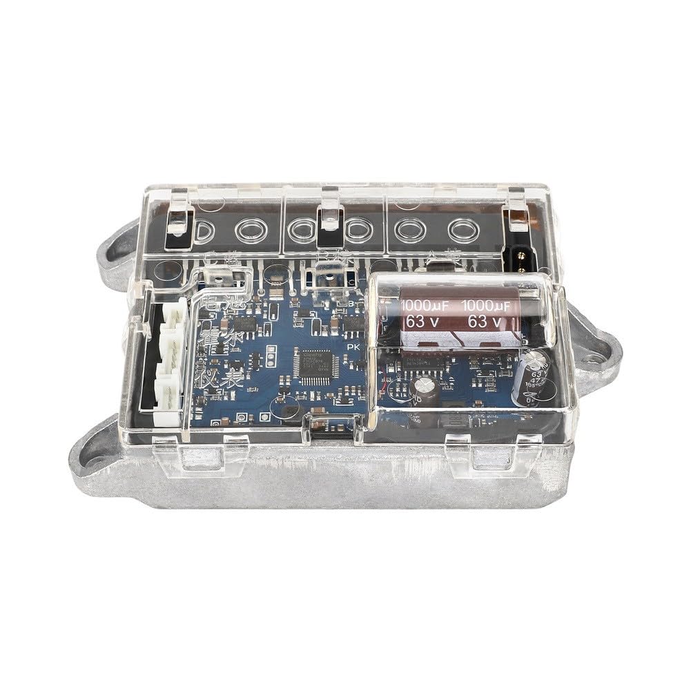 Electric Scooter Controller with Copper Strip PCB and Aluminum Alloy Case, Waterproof Replacement Compatible with for Xiaomi M365 and Pro Models, Silver