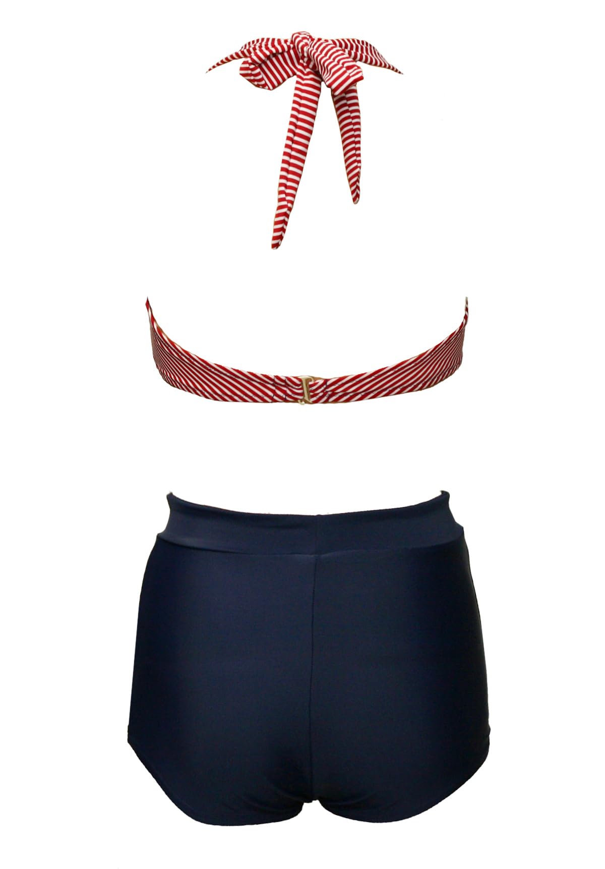 Bslingerie® Femme Retro Taille Haute Bikini Maillots