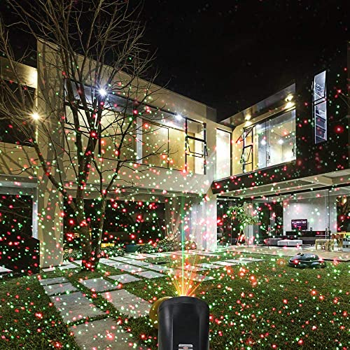 Coowoo Christmas Laser Light Projector Red And Green Star Laser Lights Show With Timer For Outdoor Decorations Waterproof Landscape Lighting For Christmas And Holidays #TOP5