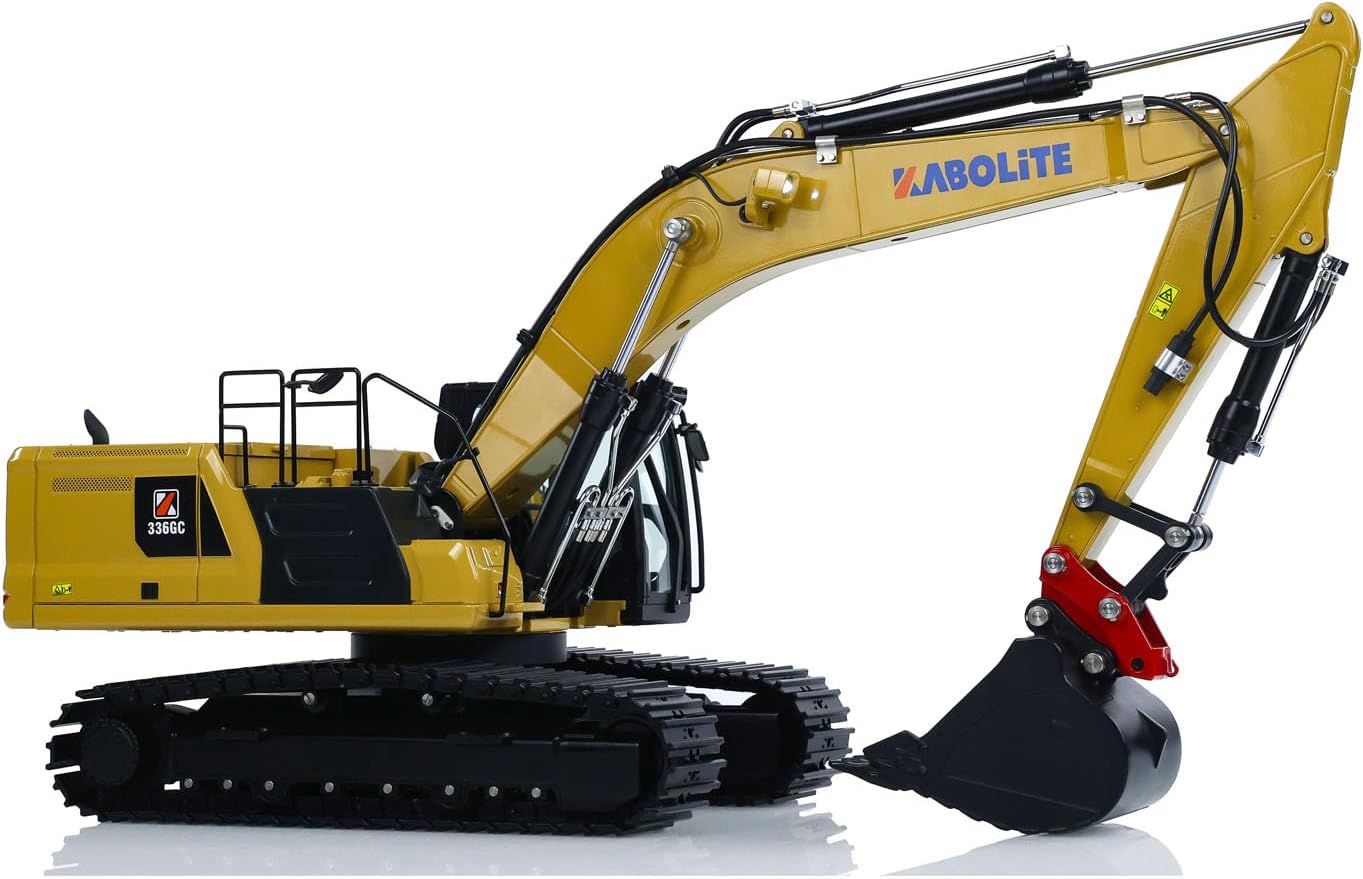 1/18 Kabolite K961 100S PRO RC Hydraulic Excavator RTR Remote Control Digger ST8 Radio 2S Battery Electric Claw Hammer Ripper Earth Digger Hobby Grade Model for Adult