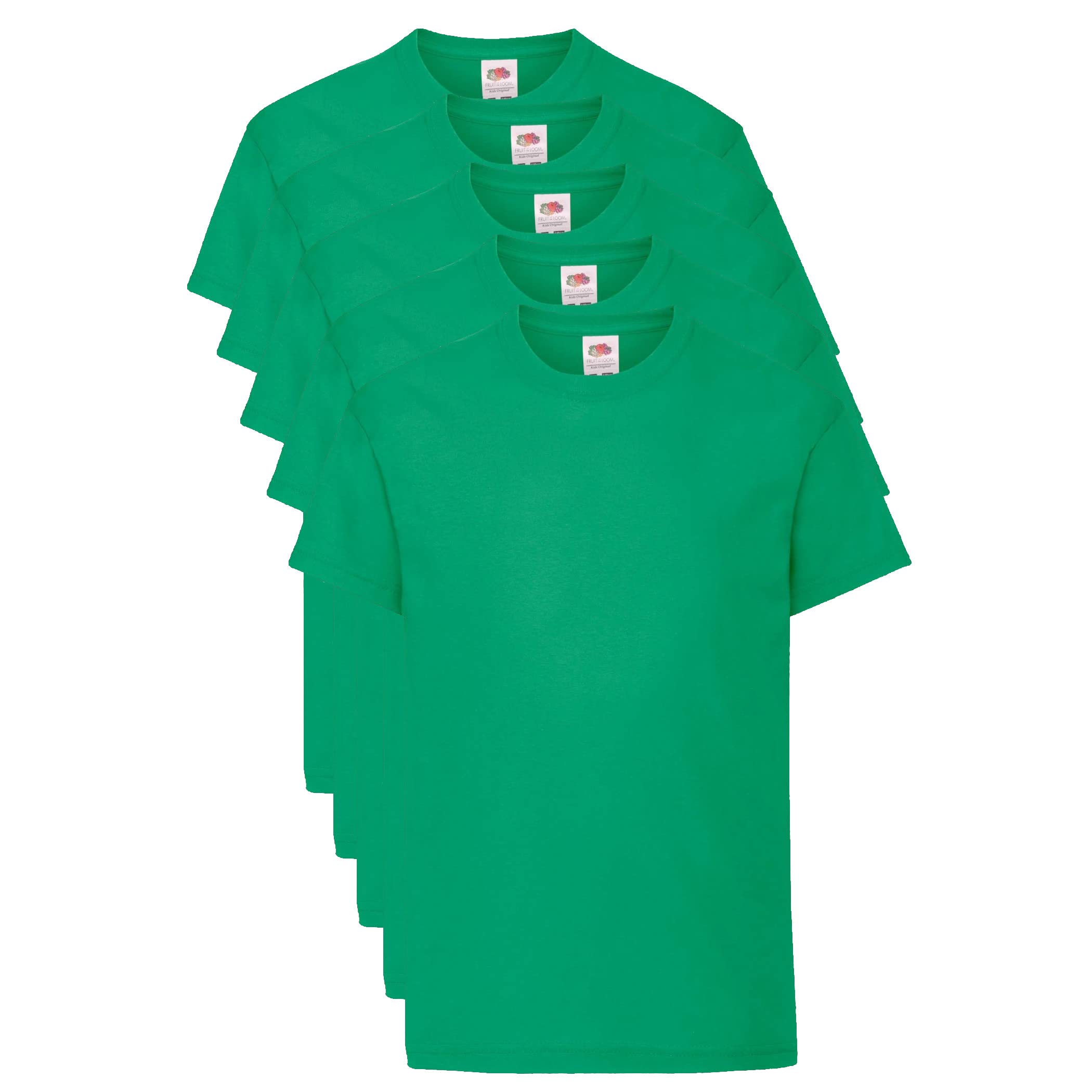 Fruit of The Loom Kid's Original T-Shirt Pack of 5