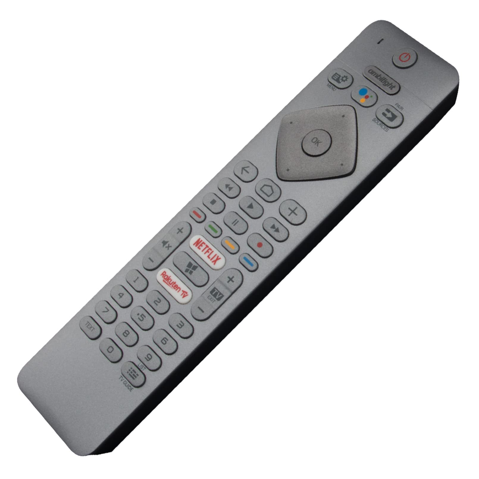 RC4154403/01 RC4154401/01R Télécommande Vocale Remplacée -VINABTY-fit pour Télécommande TV Philips 4K UHD LED 398GM10BEPHN0012PH 43PUS7354 65PUS7304 50PUS7354 55PUS7354