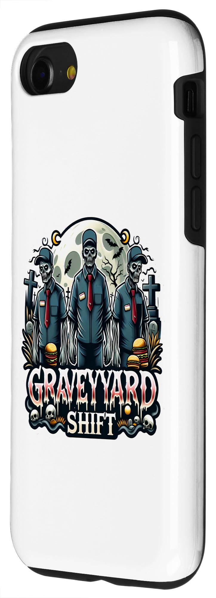 iPhone SE (2020) / 7 / 8 Grave yard Shift Zombie Costume Funny 2024 Halloween Case - Image 2