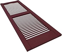 Vista 134 de Builders Edge 12 pulgadas de ancho x 48 pulgadas de alto, montante central superior de catedral estándar, persianas con listones abiertos, incluye