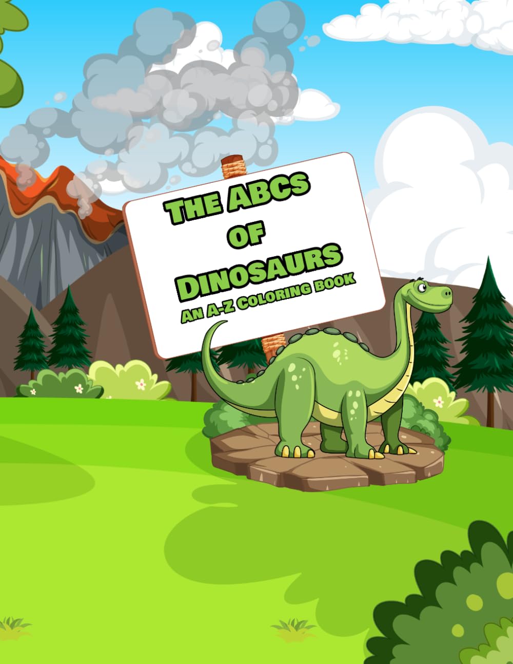 The ABCs of Dinosaurs: An A-Z coloring book