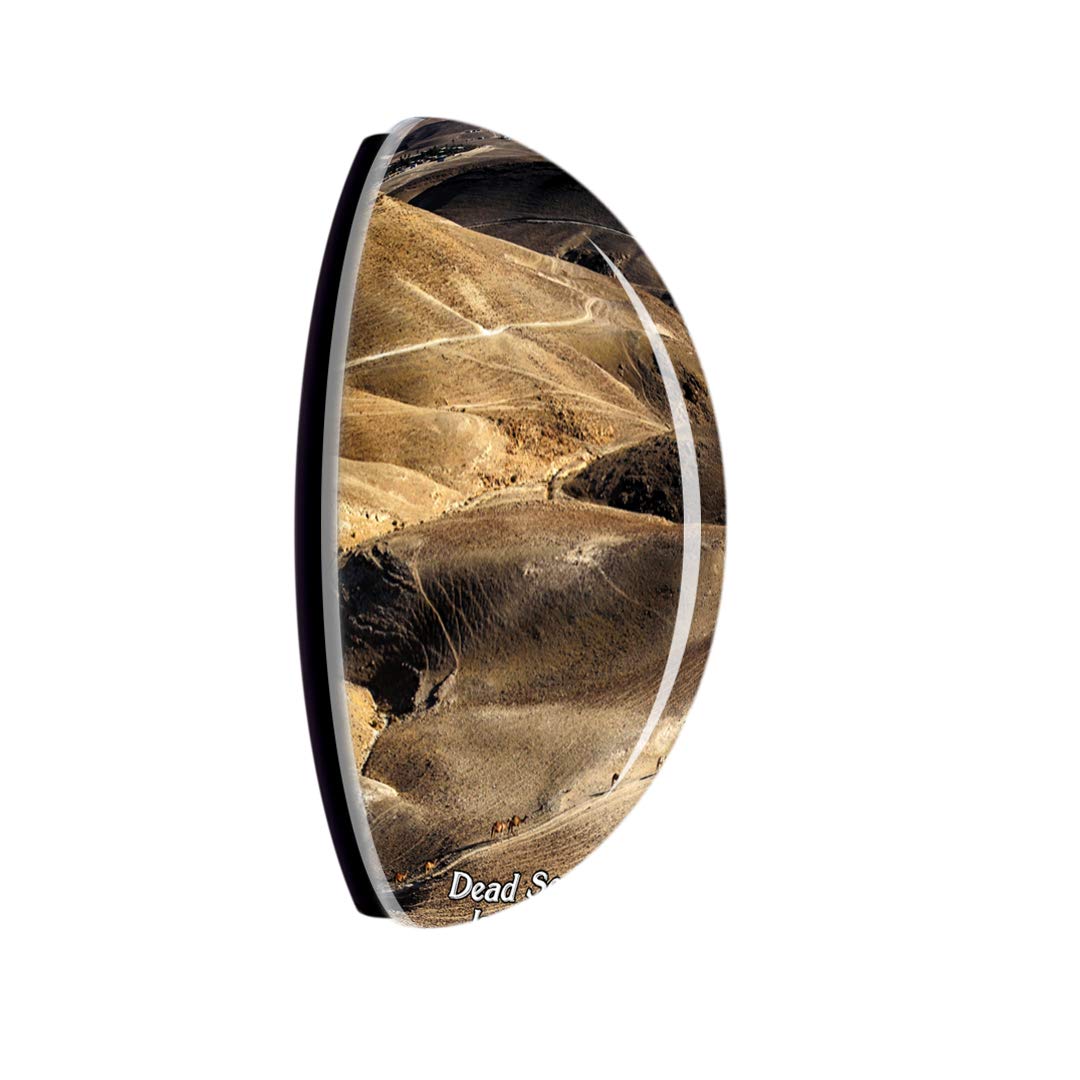 Calamita Frigo 3D Weekino - Israele Mar Morto - Souvenir Da Viaggio In Cristallo, 50x50 Mm - 4