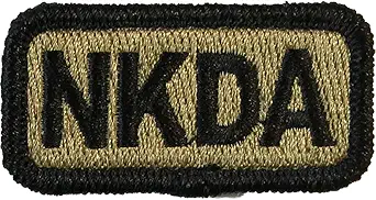 NKDA Tactical Patch 2"x1" - No Known Drug Allergy