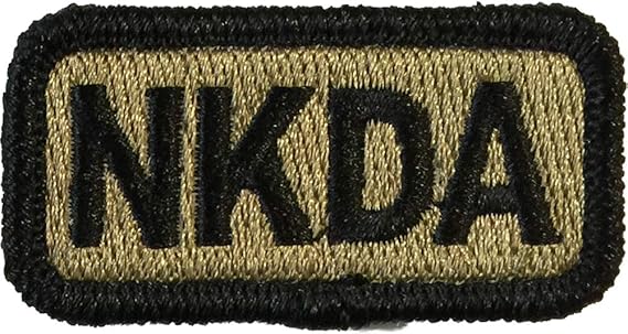 NKDA Tactical Patch 2"x1" - No Known Drug Allergy