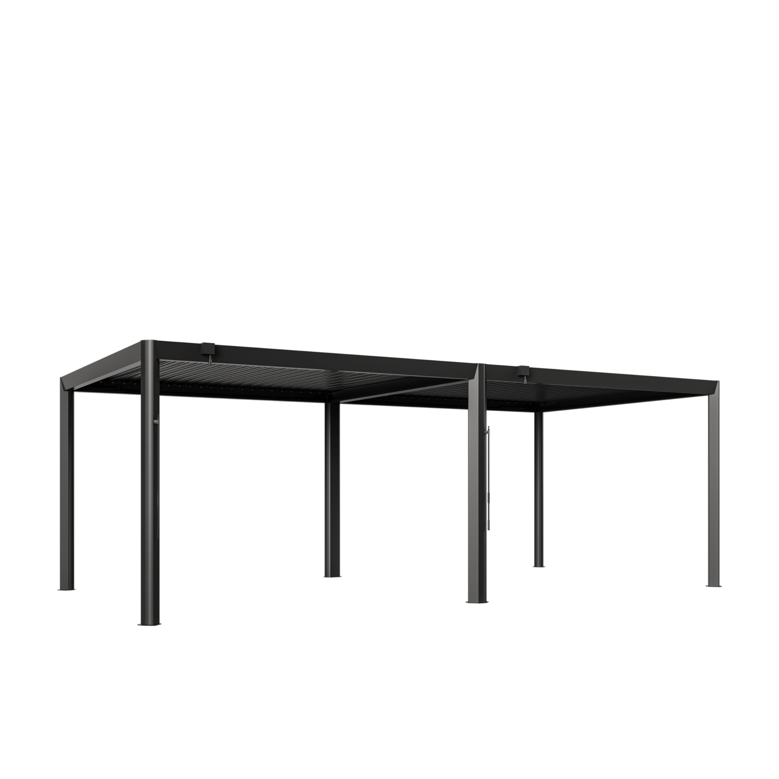 PRIMEYARD Luma 3,5x7m Pergola Lamellendach in anthrazit