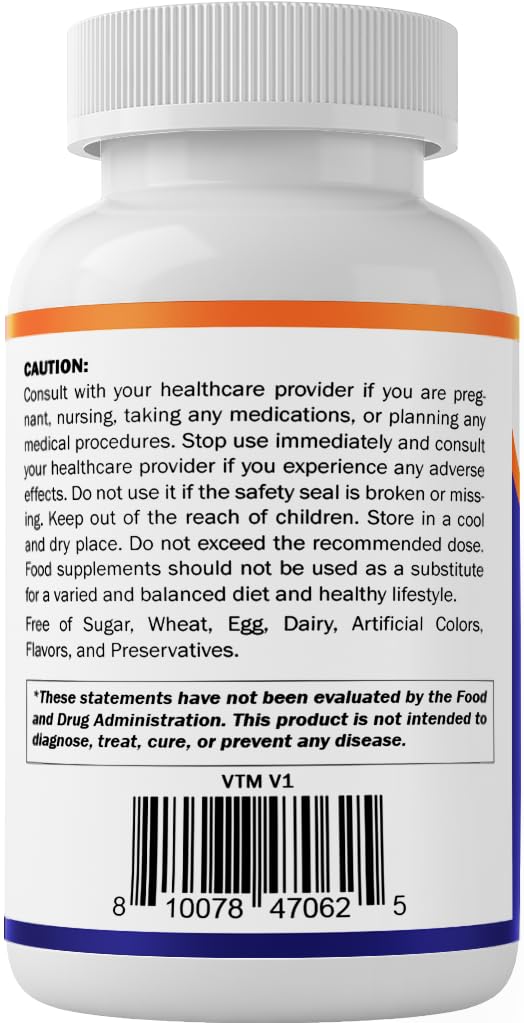 Vitamatic Folic Acid 5 mg (5,000 mcg), 120 Vegetarian Tablets (2 Pack) — Amazon image 9