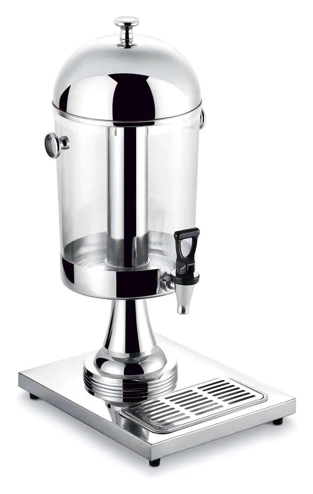 asdchZen Drink Dispenser Stainless Steel Beer Beverage Dispenser Juice Dispenser With Spigot For Milk Tea Beer,Silver