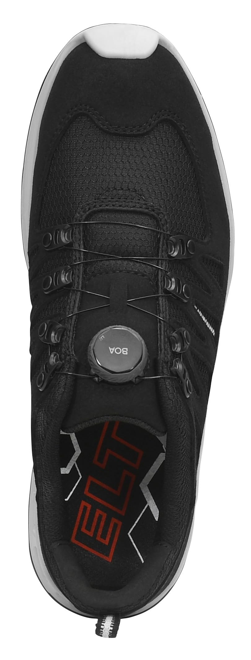 ELTEN Sicherheitsschuhe Maddox XXR BOA Black-Grey Low ESD S3S für Damen & Herren, Stahlkappe, leicht, atmungsaktiv