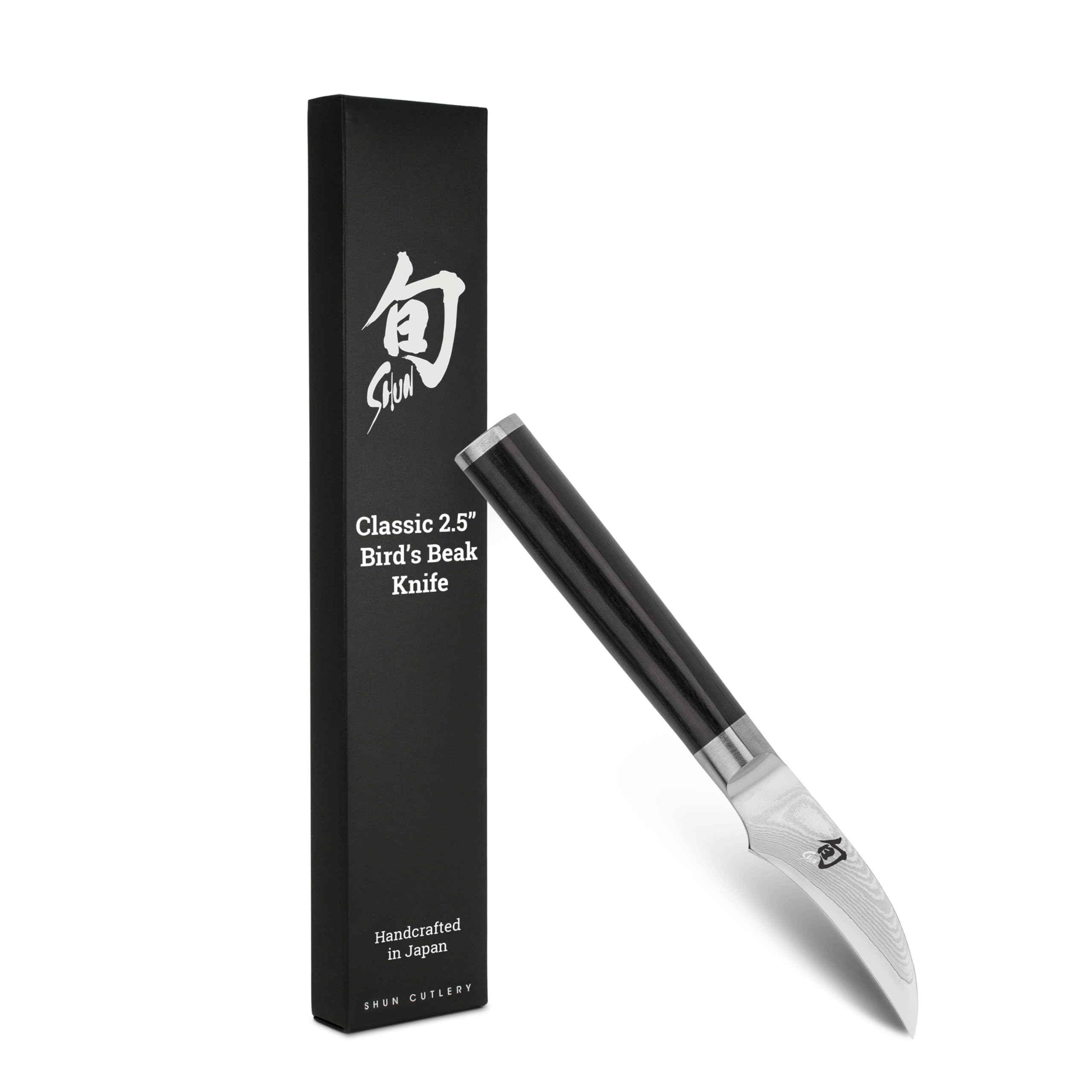 Cutlery Classic 2.5-Inch Birds Beak Knife; Perfect Tool For Decorative Cuts And Exquisite Culinary Presentation; Authentic, Handcrafted In Japan, Damascus-Clad Blade Performs At Elite Levels