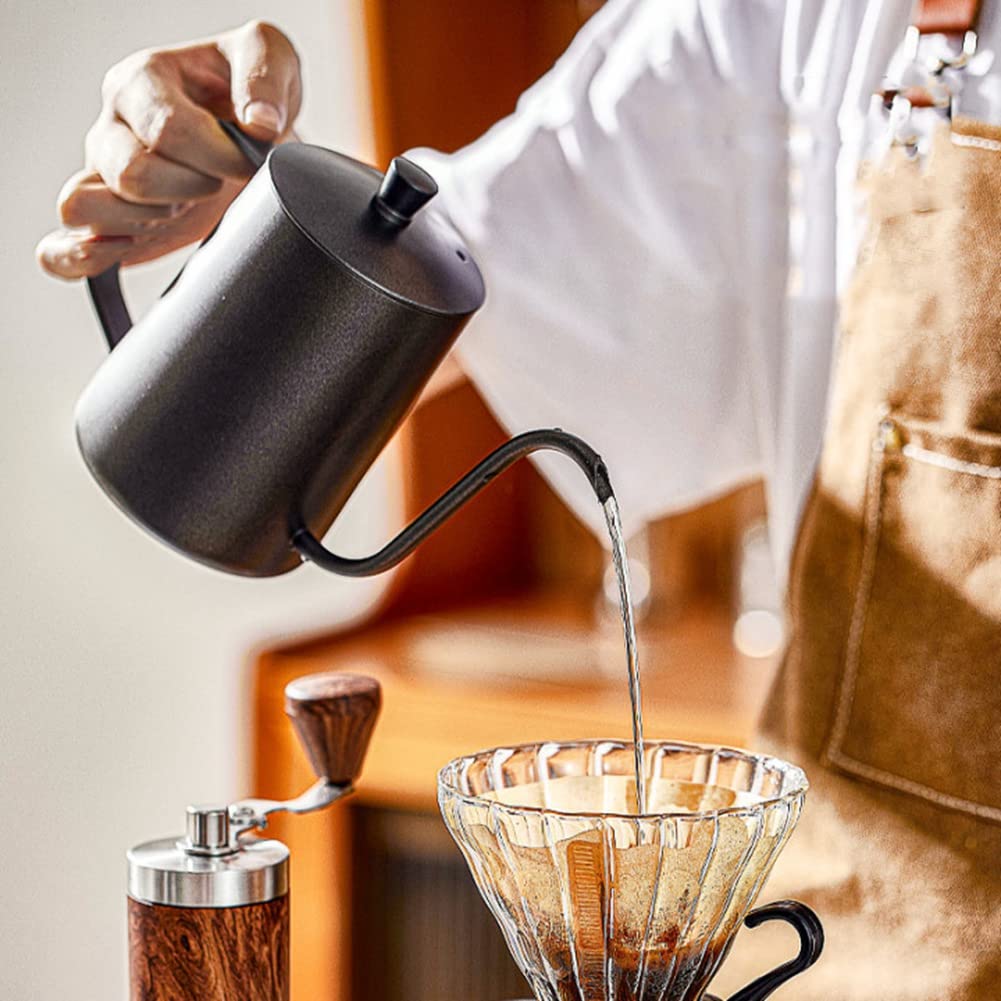 Handgebrühtes Kaffeeset, Kaffeezubehör, Kaffeekocher, tragbarer Schwanenhals, Wasserkocher, Camping, -Werkzeuge