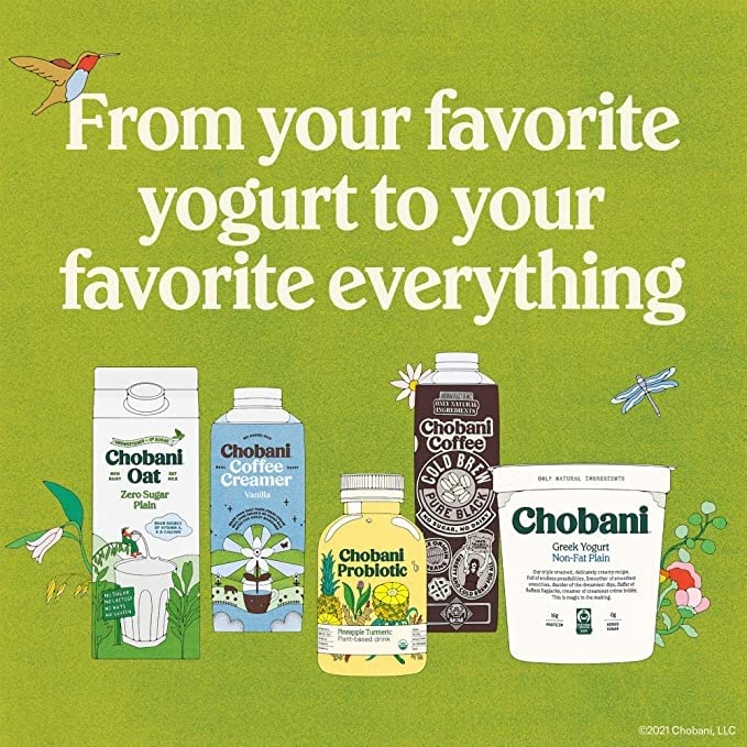 Chobani Vanilla Blended Non-Fat Greek Yogurt 32oz — view 6