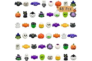 48PCS Halloween Mochi Squishy Toys