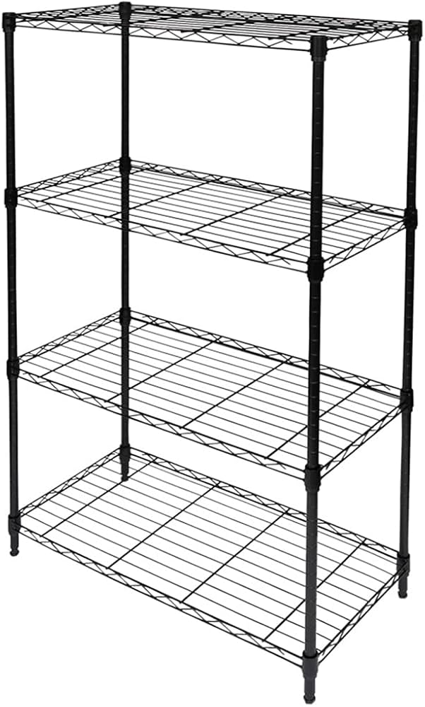 Amazon｜コーナン オリジナル LIFELEX カラーラック4段ブラック 19Φ