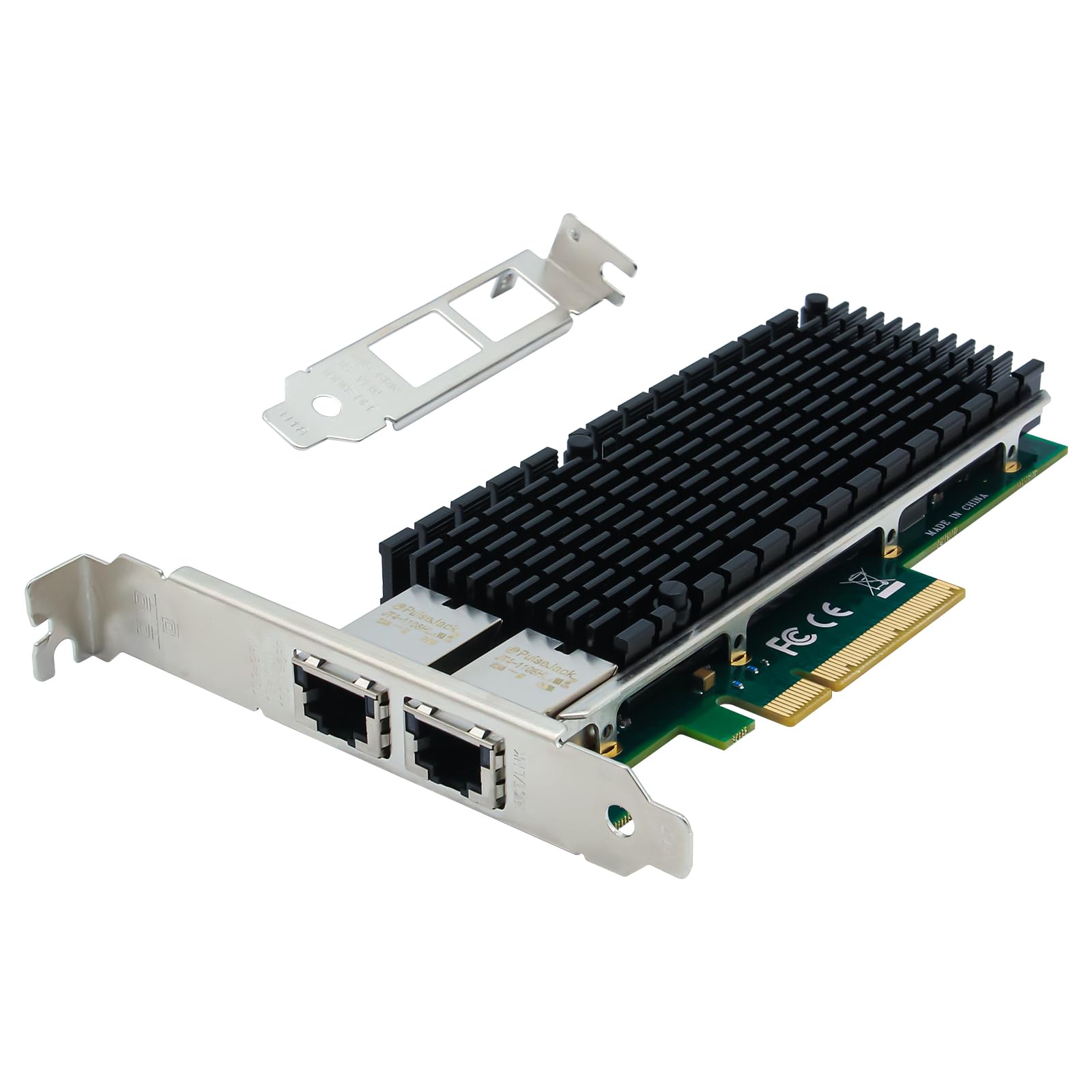 10Gb Dual RJ45 Port Network Card with X540 Controller, PCIe Ethernet LAN Adapter for Windows/Linux/ESX Servers, Compare to Intel X540-T2