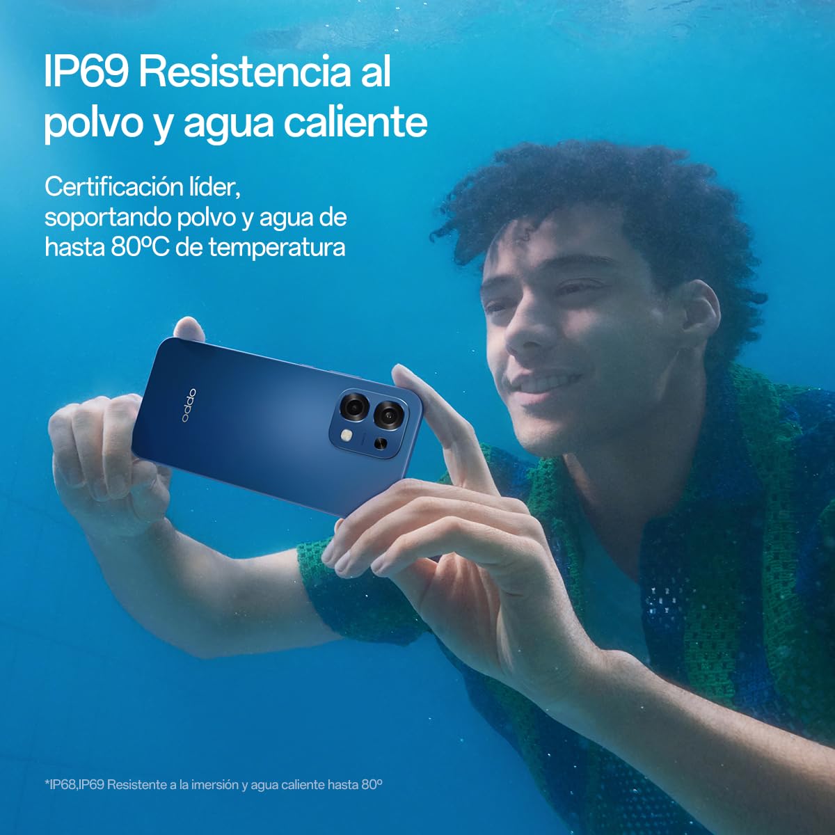 OPPO A6 Pro 5G - Darmowy smartfon z SI, 8 GB RAM+256GB, bateria 6500 mAh, szybkie ładowanie 80 W, ekran AMOLED 120 Hz, IP69, aparat 50MP AI, Dual SIM, wersja hiszpańska - tytan