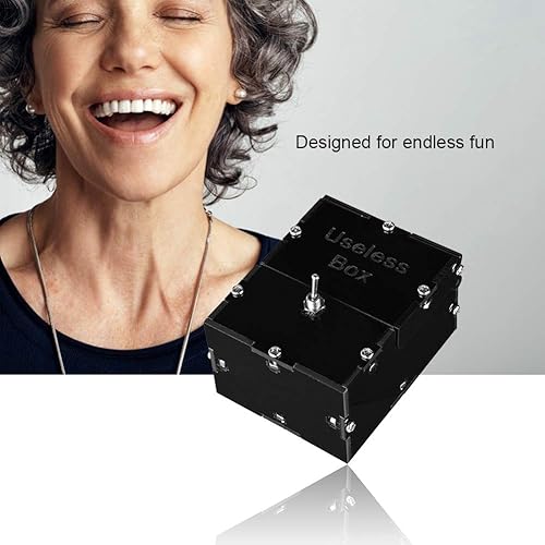 Miniatura 5 de Divertido kit de bricolaje, regalos creativos, caja de acrílico con interruptor basculante de metal de alta calidad, ideal para tus amigos, familia,