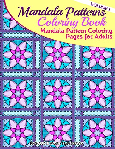 Mandala Pattern Coloring Pages for Adults (Mandalas - Kaleidala - Adult Coloring Books Pages)