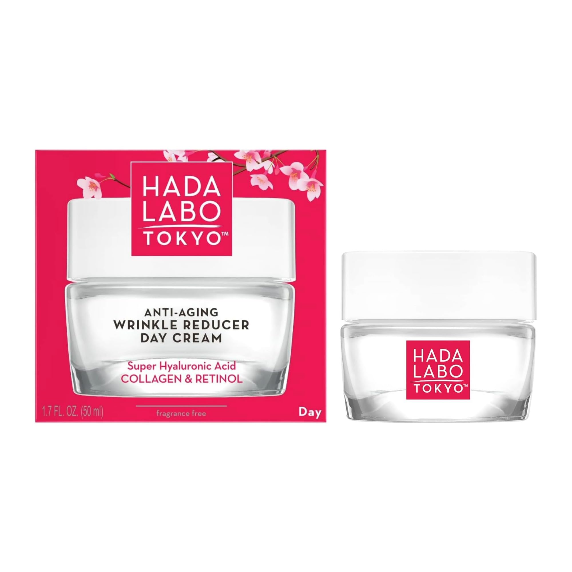 Hada Labo Unisex Cream Tokyo Anti-Ageing Wrinkle Reducing Day 50Ml