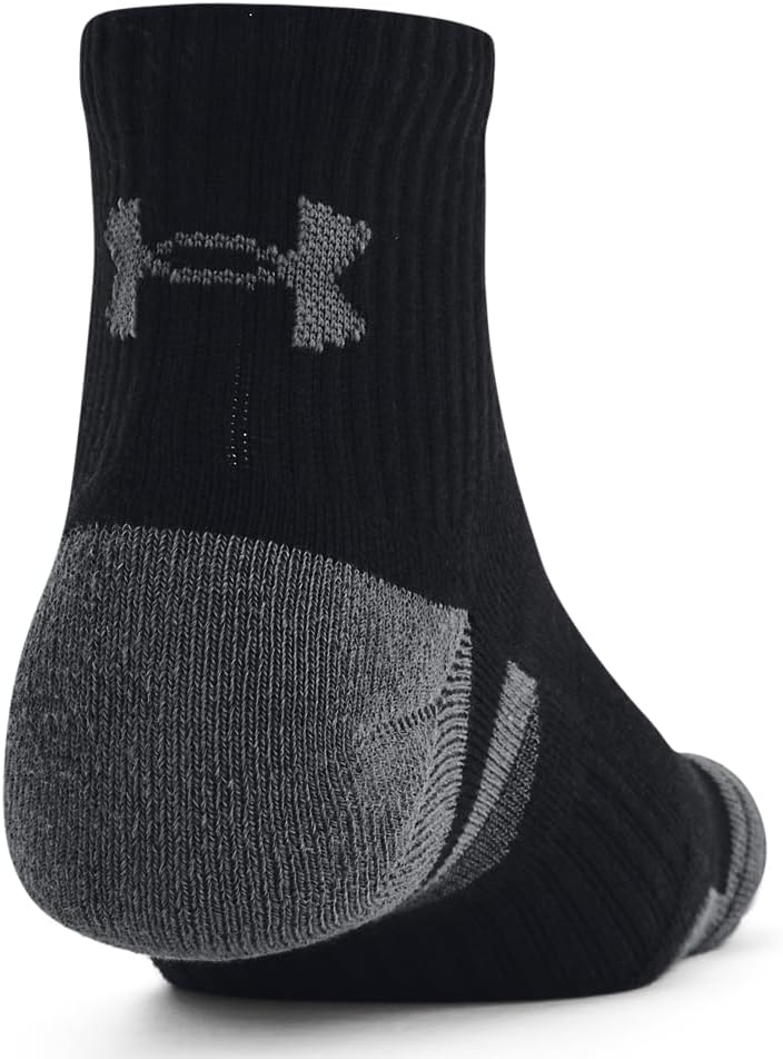 Under Armour unisex-adult Unisex Ua Performance Tech 3-pack Quarter Socks - Image 3