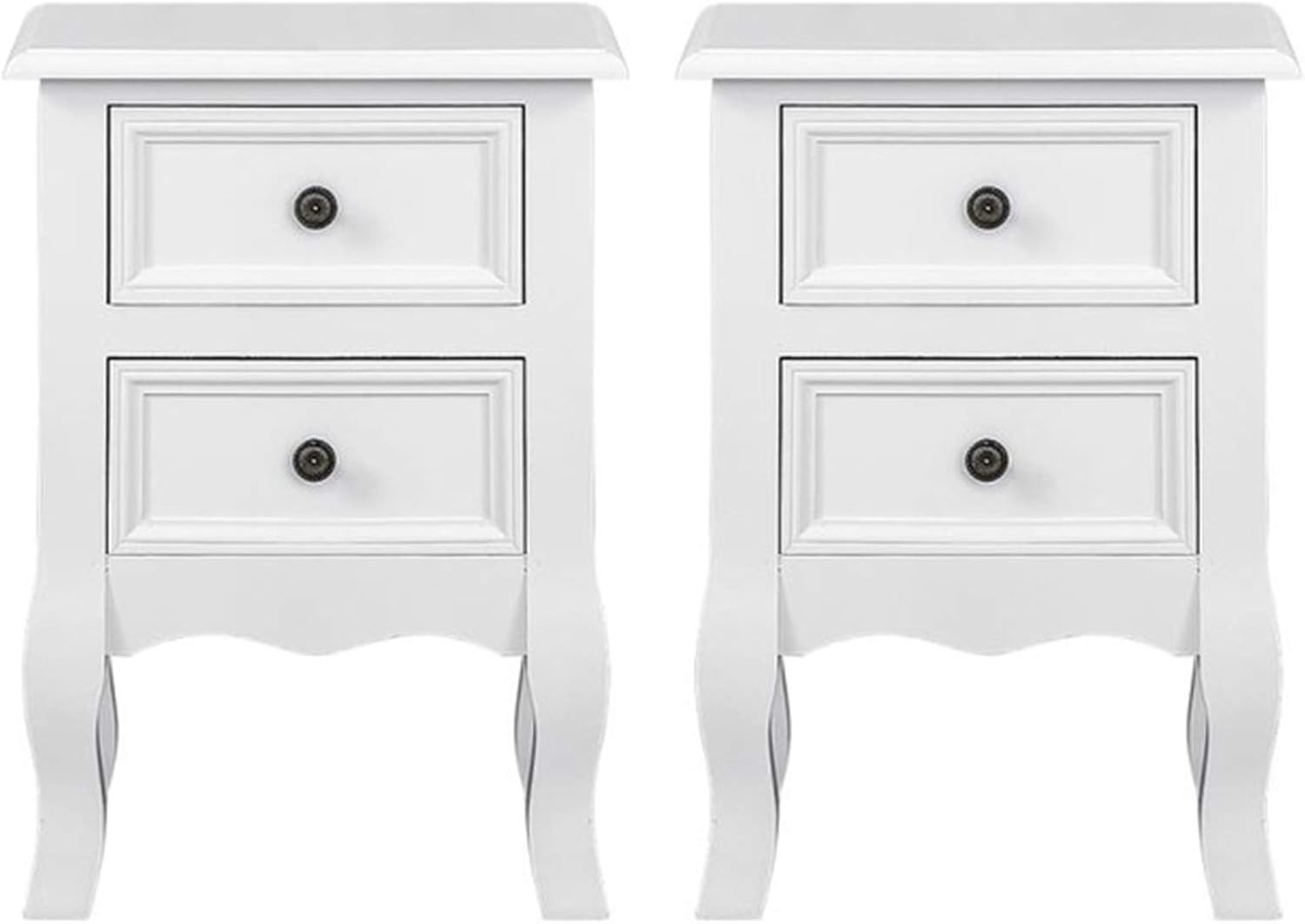 YADSHENG Nightstand 2Pcs/Set Nordic Simple and Stylish Wood