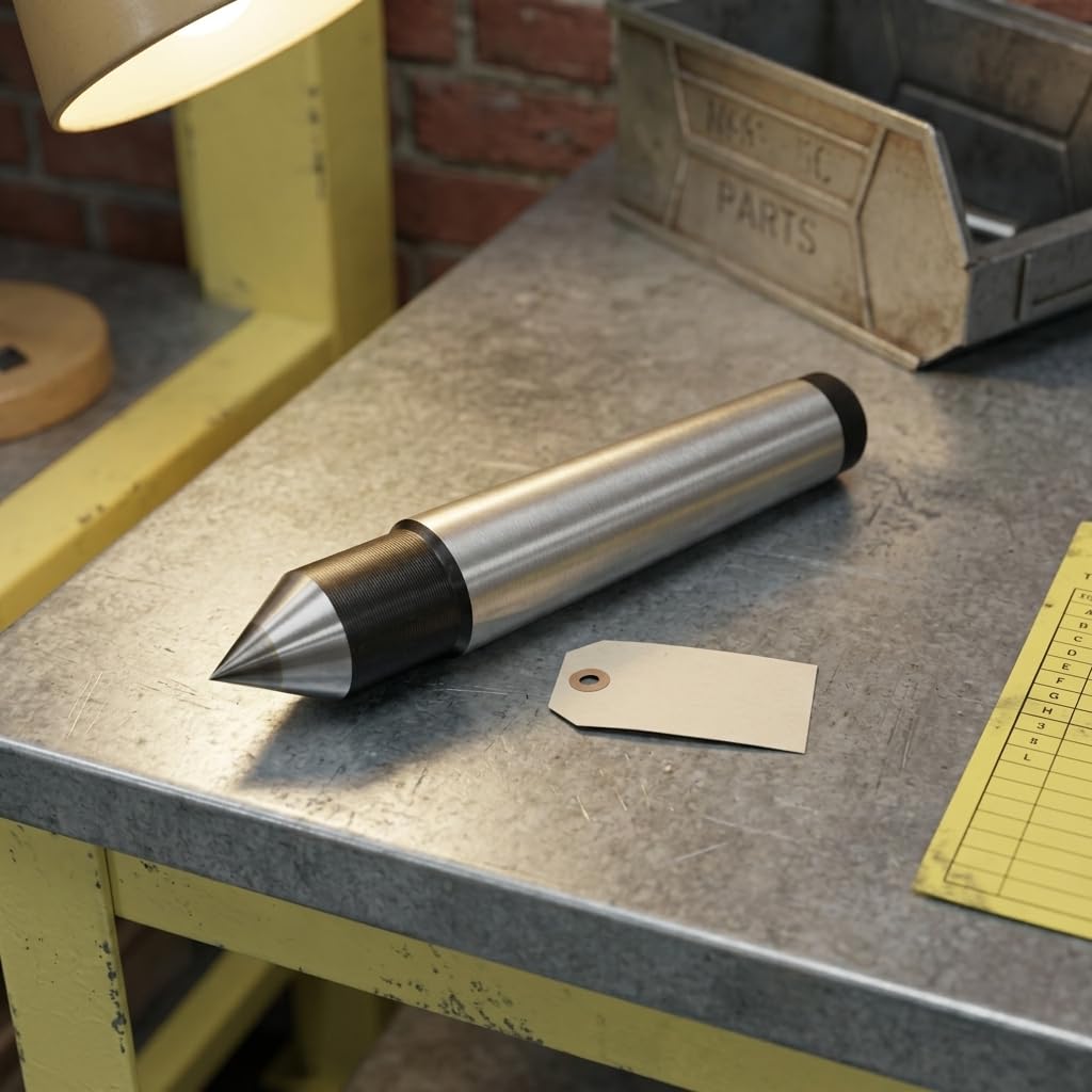 Morse Taper Drill 125mm Black Alloy Taper Shank for Lathe Use