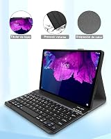 Yeegnar Billentyűzetes Védőtok Lenovo Tab P11/P11 Plus (TB-J606/TB-J607) Tablethez - Levehető Vezeték Nélküli Mágneses Billentyűzet, 11", Fe 7