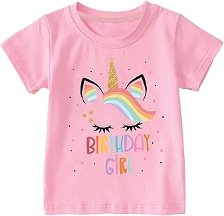 Birthday Girl Shirt 2nd 3rd 4th 5th 6th 7th Girls Birthday T-Shirts Todd...