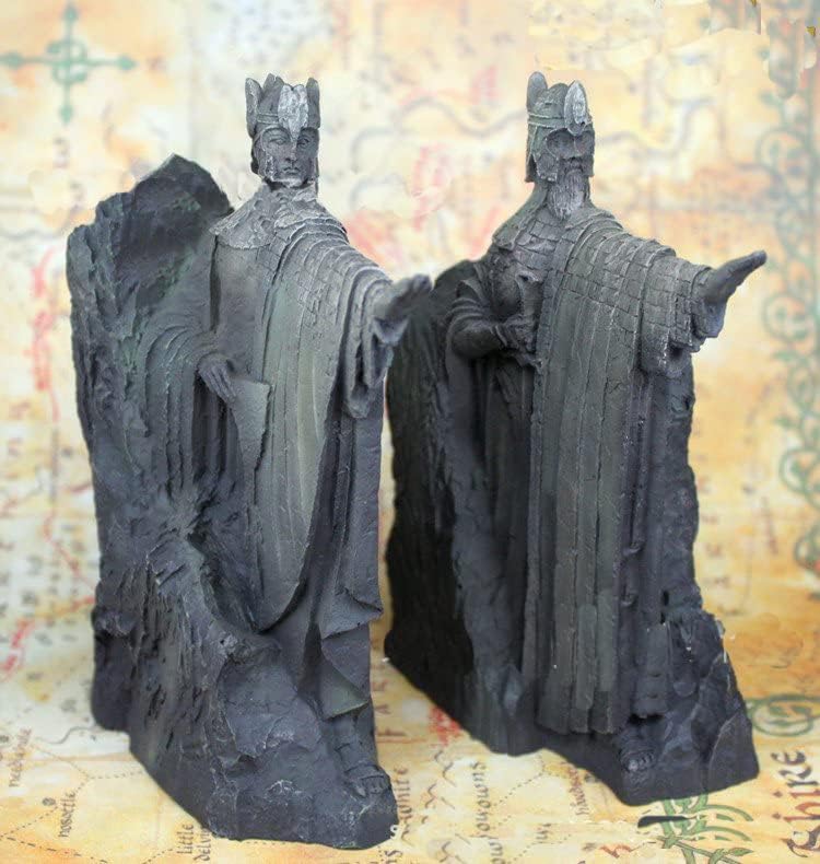 THE WHITE SHOP Bookends Book End Lord of Rings Hobbit Book Decoration Resin, Decorative Book Stopper Binder and Dividers, Blue, Large