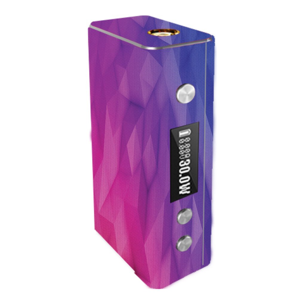 Decal Sticker Skin WRAP Pink and Purple Gradient Polygon Design for Cloupor Cana Mini 30W