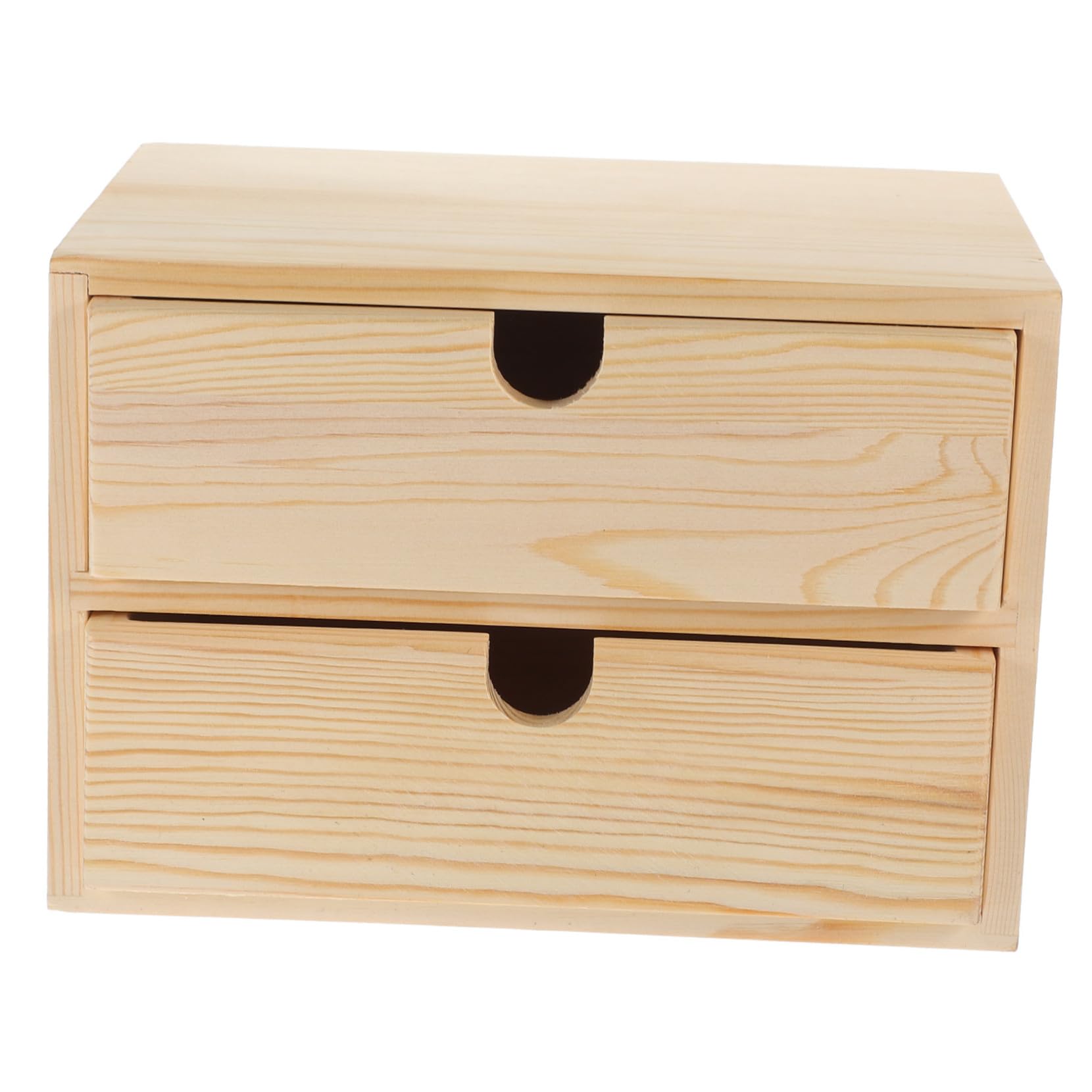 Cassettiera in Legno Vintage con Cassetti Portaoggetti e Organizer da Scrivania, Contenitore Compatto per Trucco e Cancelleria, Supporto Salvaspazio per Casa, Ufficio e Dormitori
