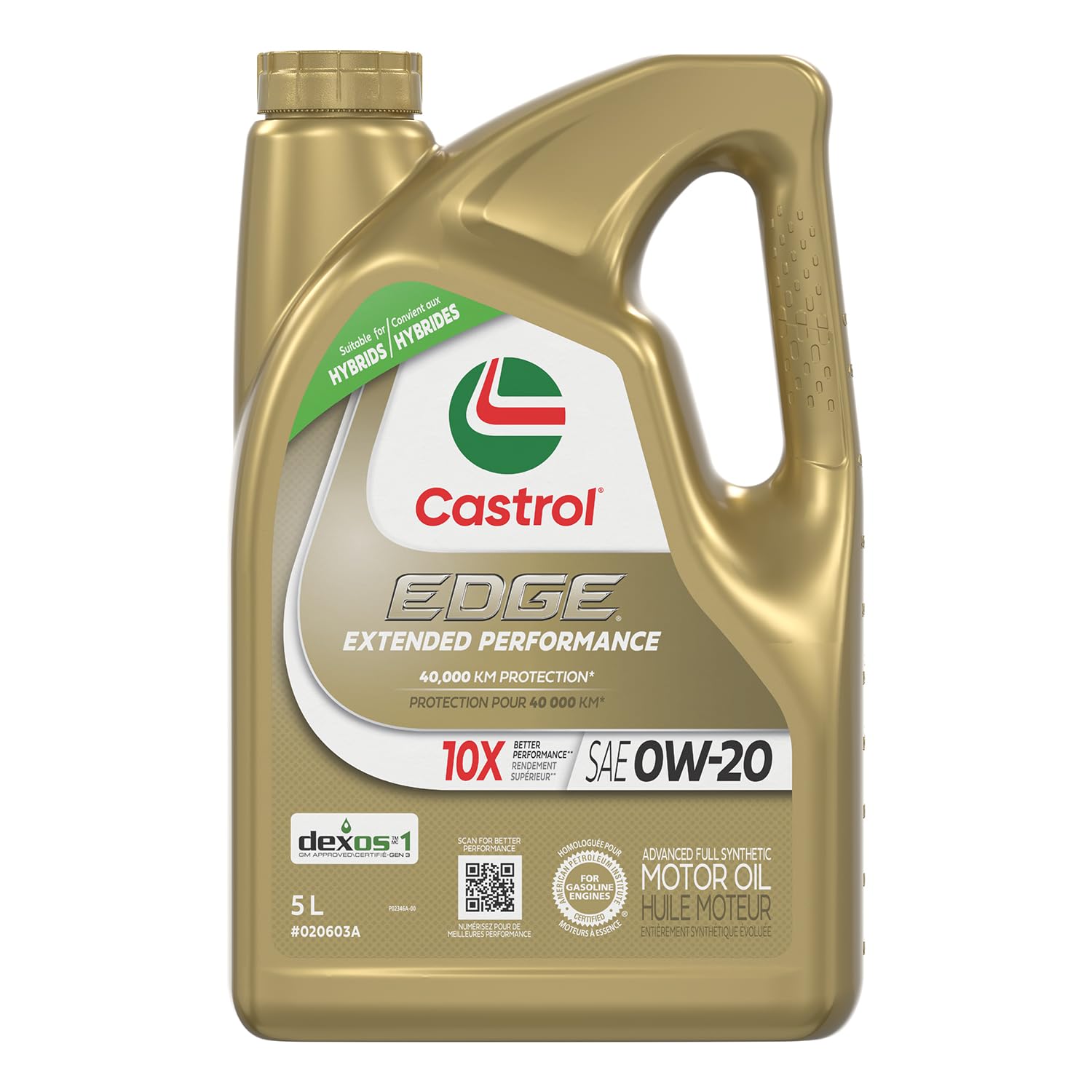 Castrol Edge Extended Performance 0W-20 Advanced Full Synthetic